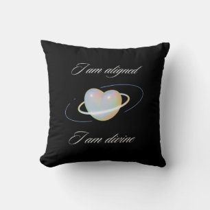 Coussin Je suis aligné esthétique