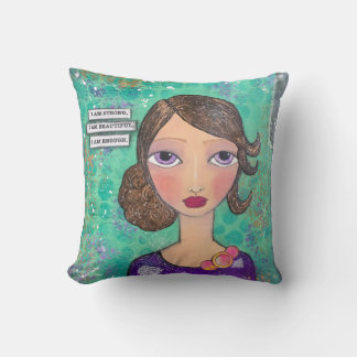 Coussin Je Suis Assez Sac fourre-tout