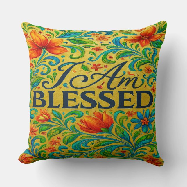 Coussin Je suis bénis  (Recto)