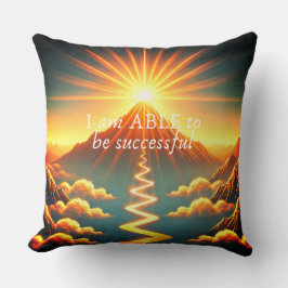 Coussin Je suis CAPABLE - Affirmation Jeu d'oreiller