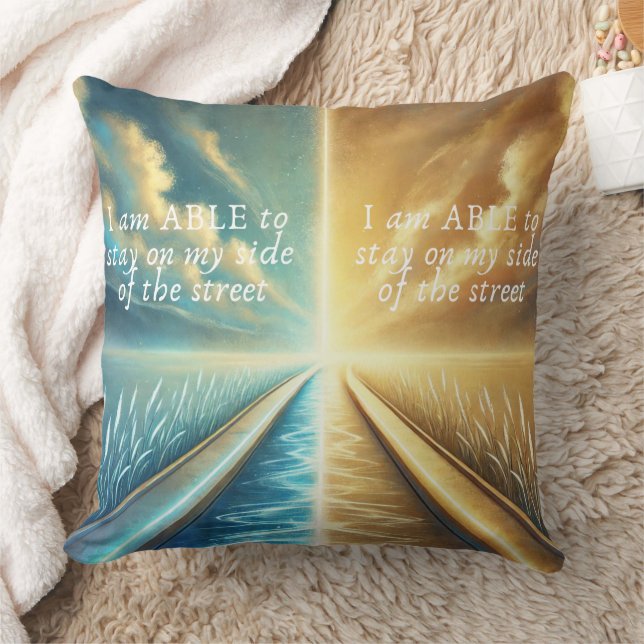 Coussin Je suis CAPABLE - Affirmation Jeu d'oreiller (Couverture)
