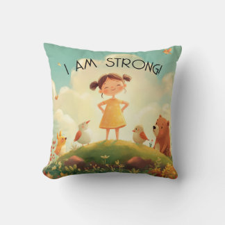 Coussin Je Suis Fort - Autonomisation des Filles