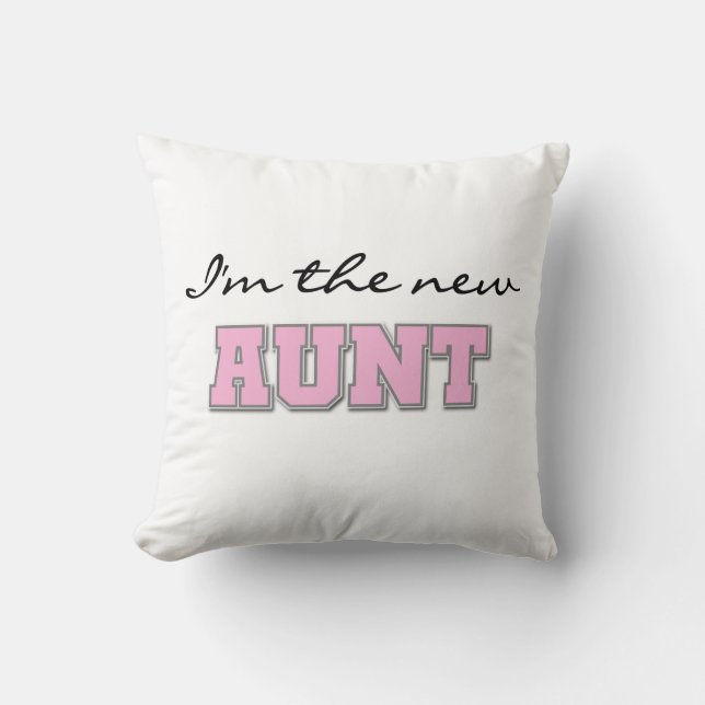 Coussin Je suis la Nouvelle Tshirts et Cadeaux (Recto)