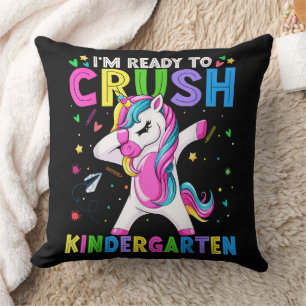 Coussin Je suis prêt pour la maternelle retour à l'école