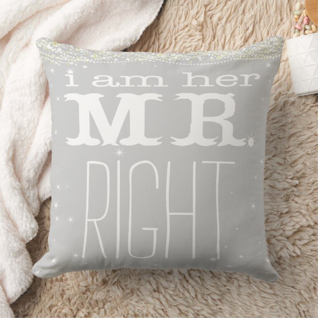 Coussin Je suis Son Coussin, M. Right Groom (Couverture)