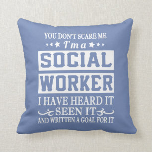 Coussin Je suis un ASSISTANT SOCIAL