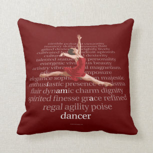 Coussin Je suis un danseur