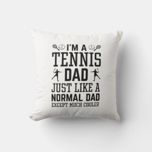 Coussin Je suis un papa de tennis