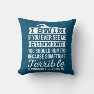 Coussin Je Suis Un Swimmer