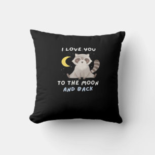 Coussin Je t'aime jusqu'à la lune et retour Classique inte
