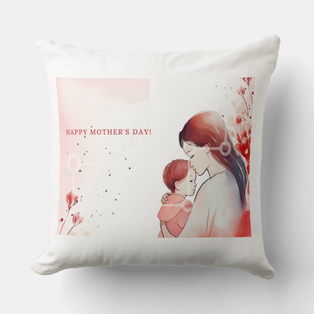 Coussin je t'aime mama (Recto)