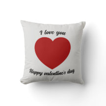 Je t'aime Valentines jour Jouer l'oreiller