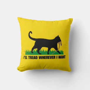 Coussin Je vais filer où je veux
