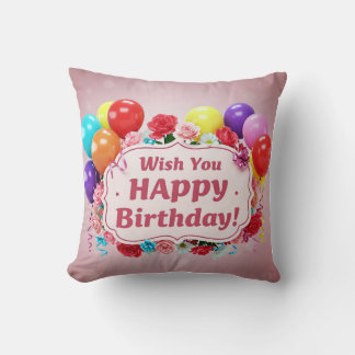 Coussin je vous souhaite bonne fête