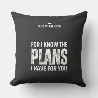 Coussin Jeremiah 29:11 Pillow