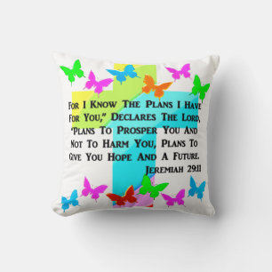 COUSSIN JEREMIAH INSPIRATIONNEL 29:11 CHRÉTIEN
