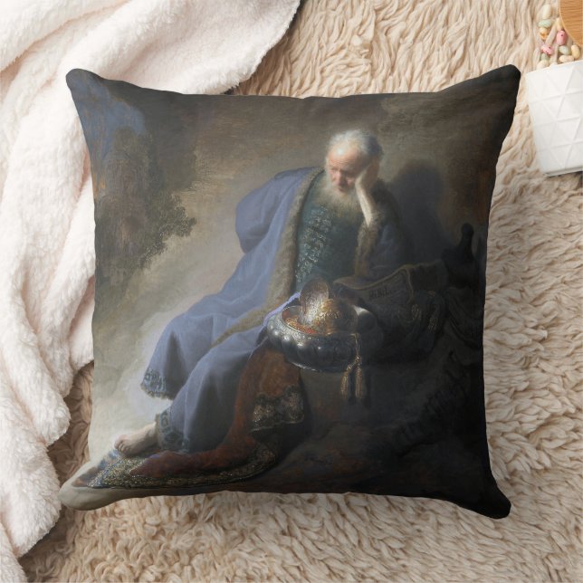 Coussin Jeremiah Lamenting sur la chute de Jérusalem, Remb (Couverture)