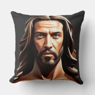 Coussin Jésus Christ Jetez l'oreiller