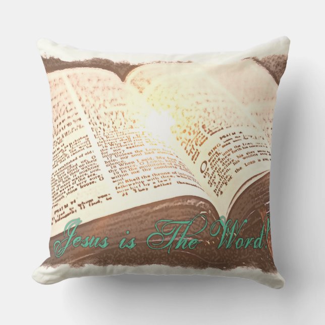 Coussin Jésus est la Parole ! (Recto)