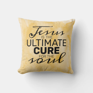 Coussin Jésus est le remède ultime pour l'âme