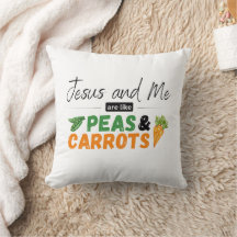 Jésus et moi sommes comme des pois et des carottes