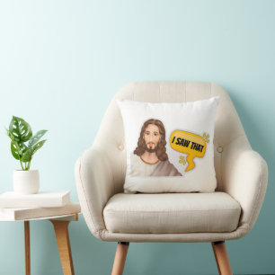 Coussin Jésus J'Ai Vu Ça
