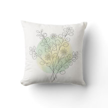 Jet de fleurs d'eucalyptus en art linéaire minimal