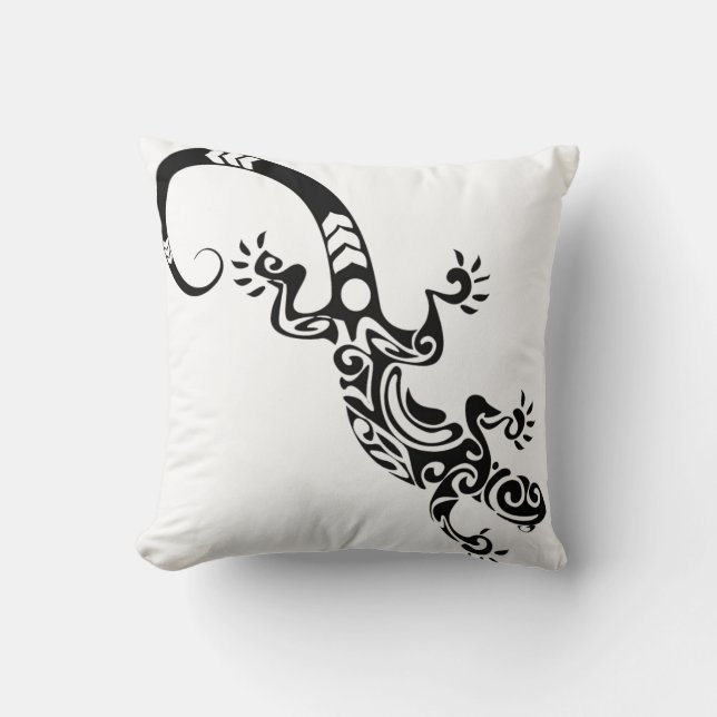 Coussin Jetable-Lézard (Recto)