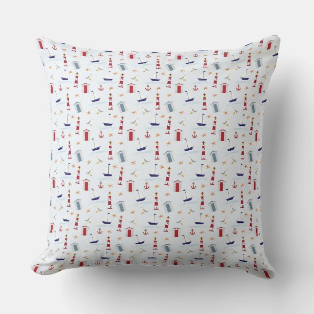 Coussin Jetable - Phare Marin (Recto)