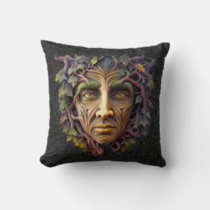 Coussin jetable sculpté de forêt