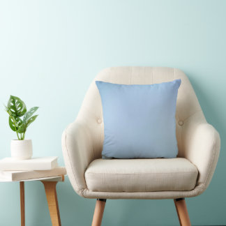 Coussin jeté ombré subtil côtier – Bleus balnéaire