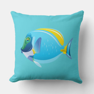 Coussin Jeté - Poisson Tropical