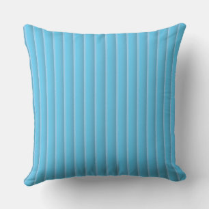 coussin jeté rayures bleues