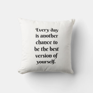 Coussin jeté Une autre chance