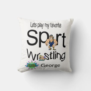 Coussin Jeter des sports de lutte contre l'oreiller