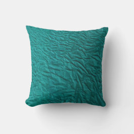 Coussin Jeter l'oreiller avec Crinkled Emerald Green Desig