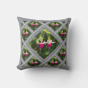 Coussin Jeter l'oreiller avec Magenta Fuchsias