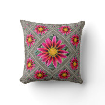 Jeter l'oreiller avec Magenta Gazania