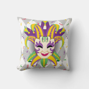 Coussin Jeter l'oreiller Mardi Gras