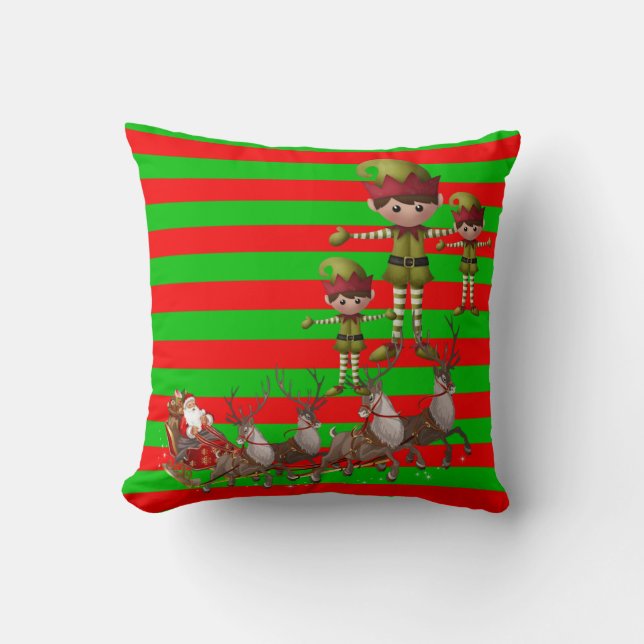 Coussin Jeter l'oreiller Noël (Recto)