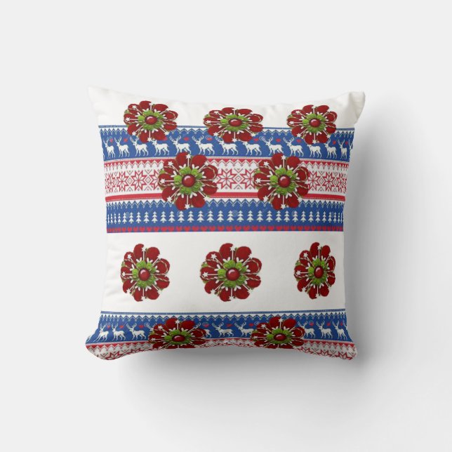 Coussin Jeter l'oreiller Noël (Recto)