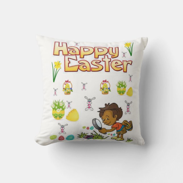 Coussin Jeter l'oreiller Pâques (Recto)