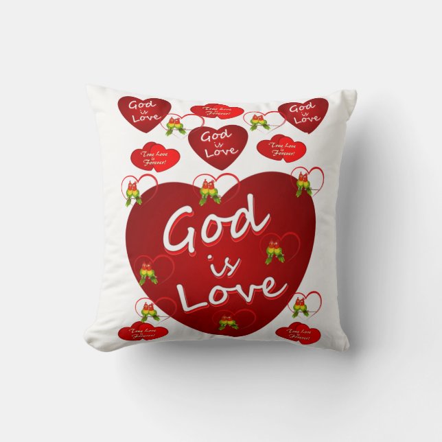 Coussin Jeter l'oreiller Saint-Valentin (Recto)