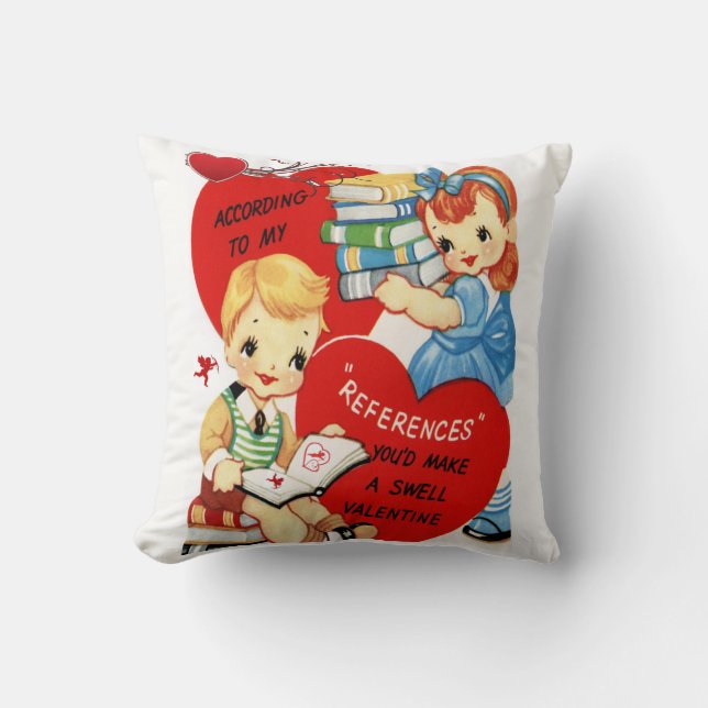 Coussin Jeter l'oreiller Saint-Valentin (Recto)