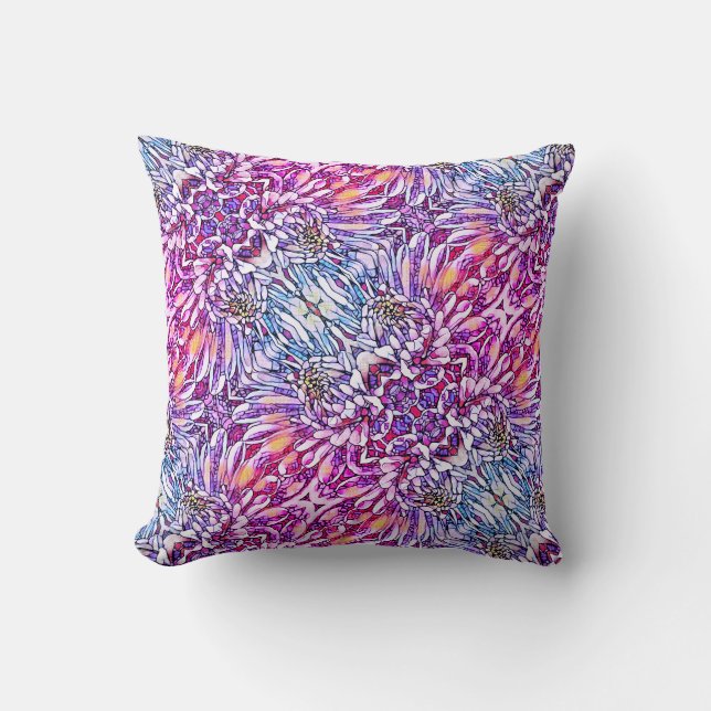 Coussin Jeter l'oreiller - SG Dahlia #4 (Recto)