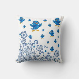 Coussin Jeter Oiseau d'oreiller