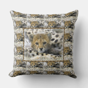 Coussin Jeter Oreiller/Bébé Cheetah