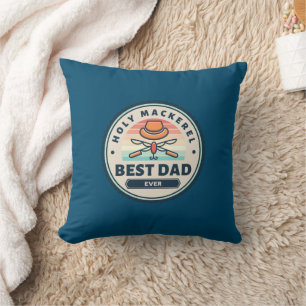 Coussin Jetez l'oreiller - Saint-Maquereau! Meilleur papa
