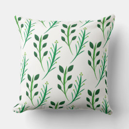 Coussin Jeu cadeau familial moderne tendance verdure chic 