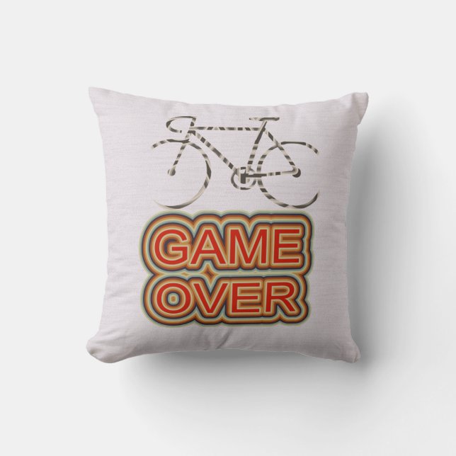 Coussin Jeu de cyclisme (Recto)